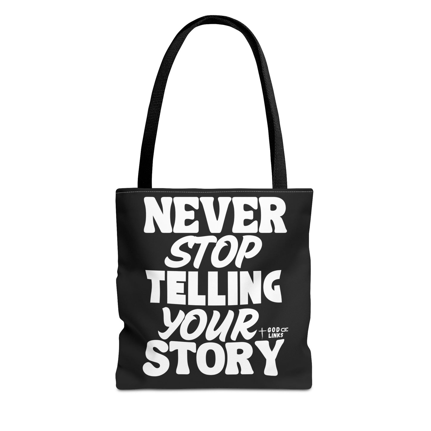Never Stop Telling Your Story Bag for Everyday Use, Gift for Writers, Students, or Creatives | Perfect for Birthdays, Graduations