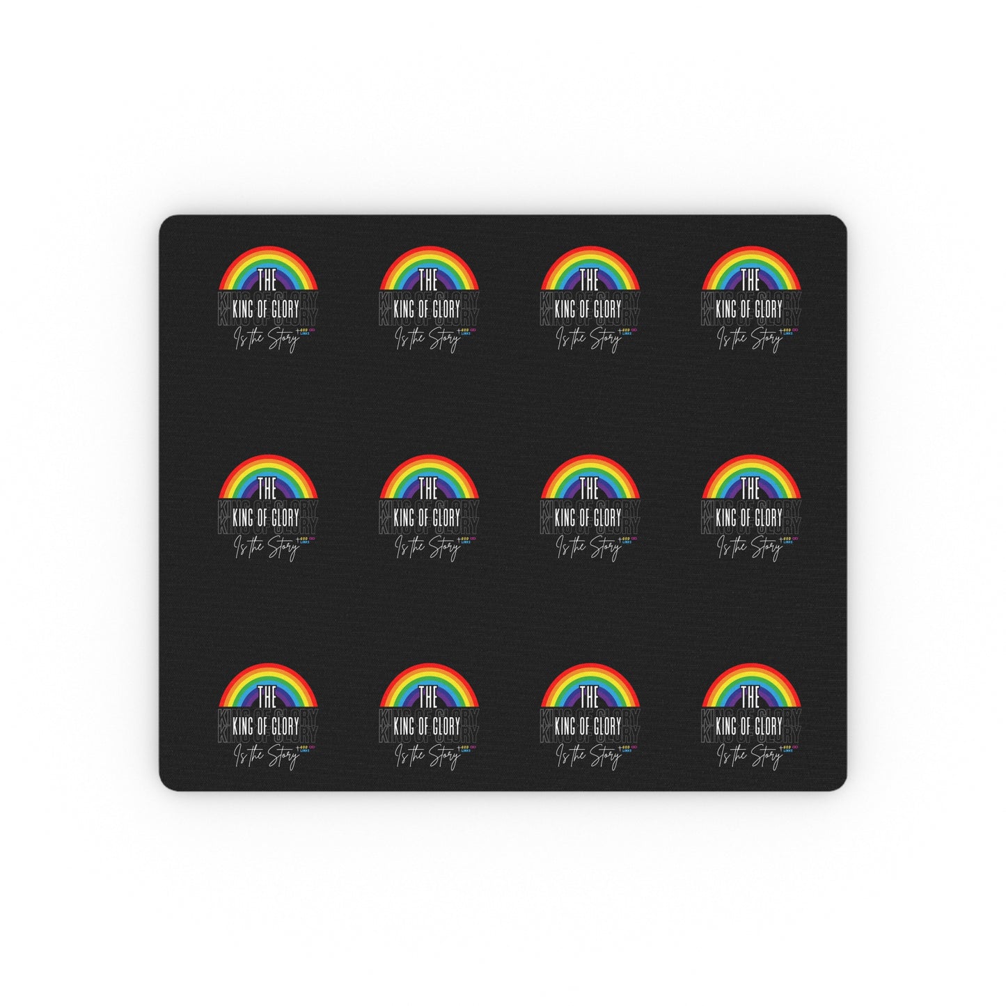 The King of Glory is the Story Rainbow Mouse Pad - King of Glory Design