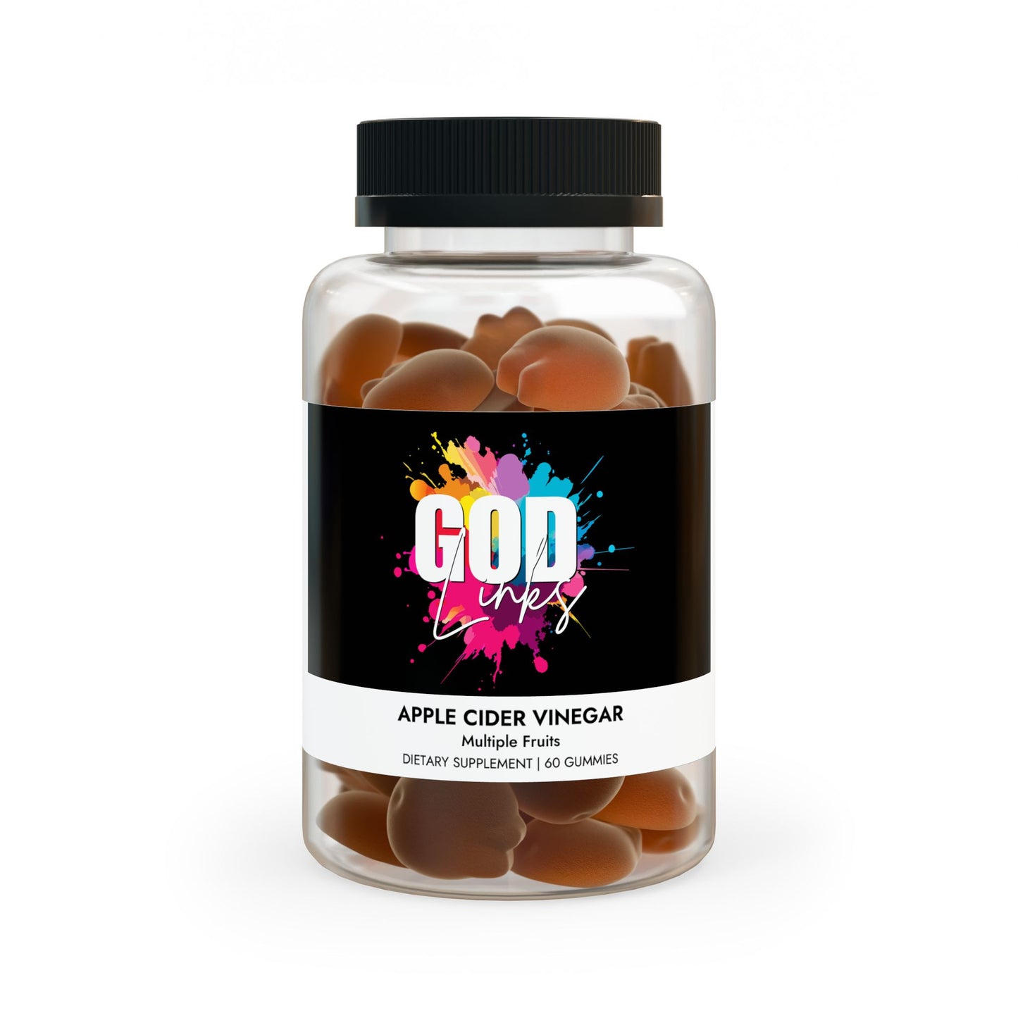 God Links Apple Cider Vinegar Gummies (60 Gummies)