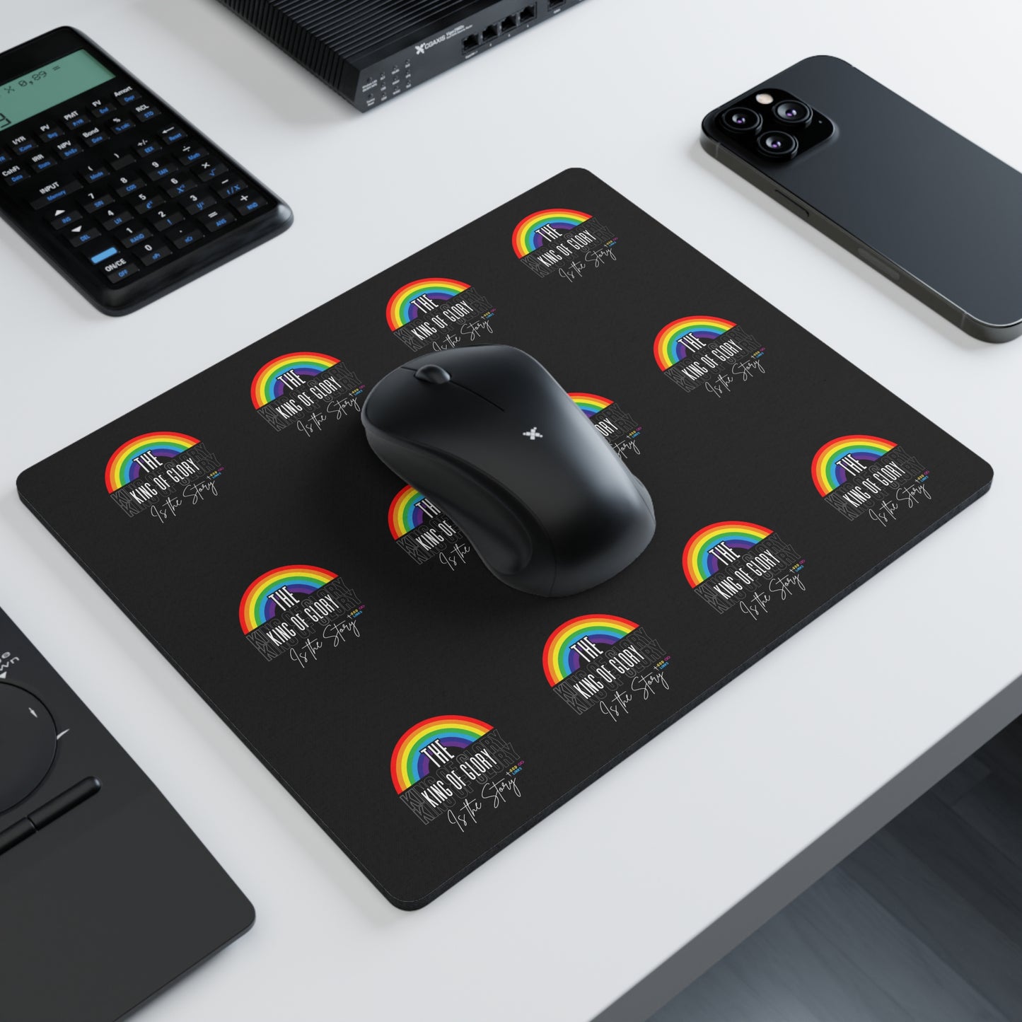 The King of Glory is the Story Rainbow Mouse Pad - King of Glory Design