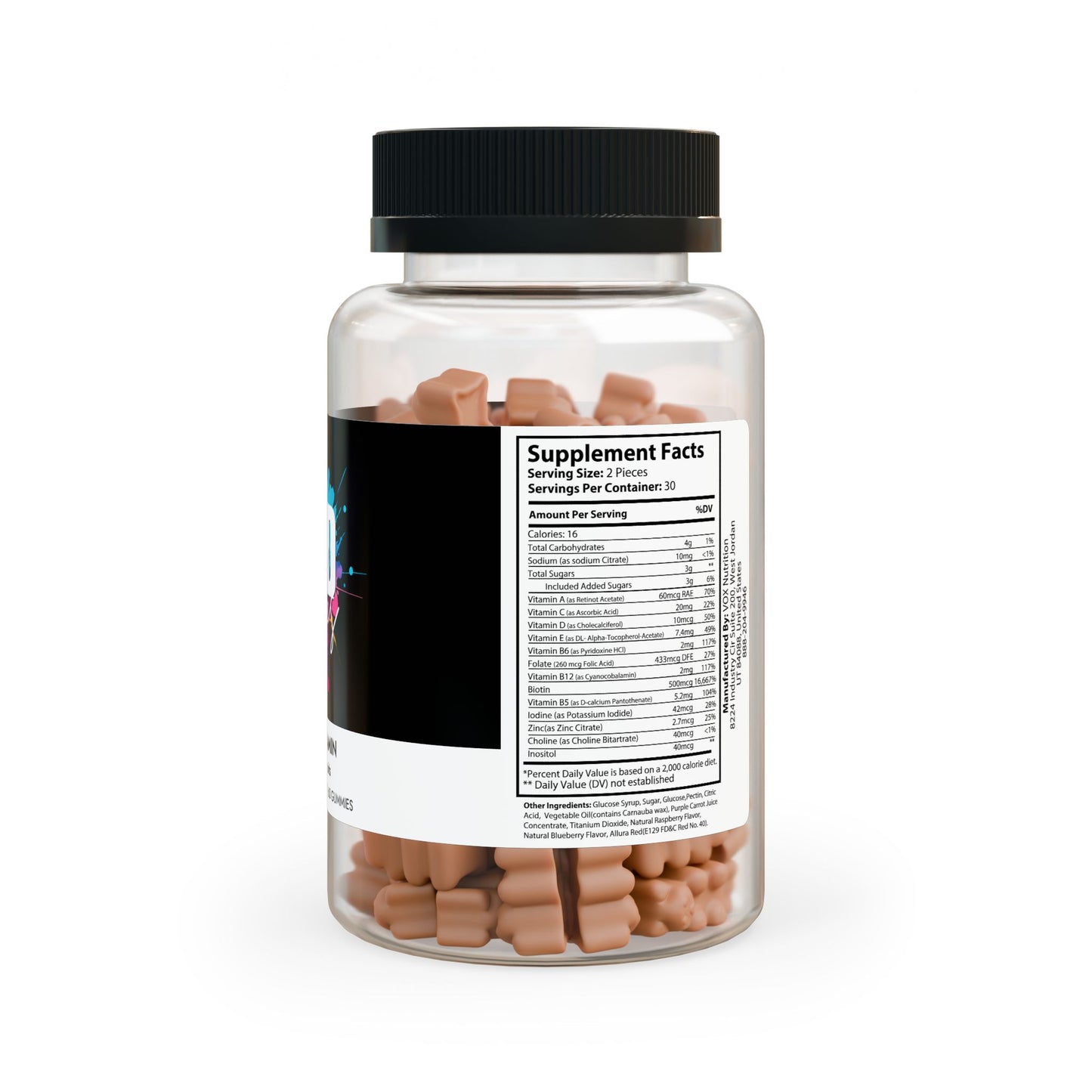 God Links Hair Vitamin Gummies (60 Gummies)