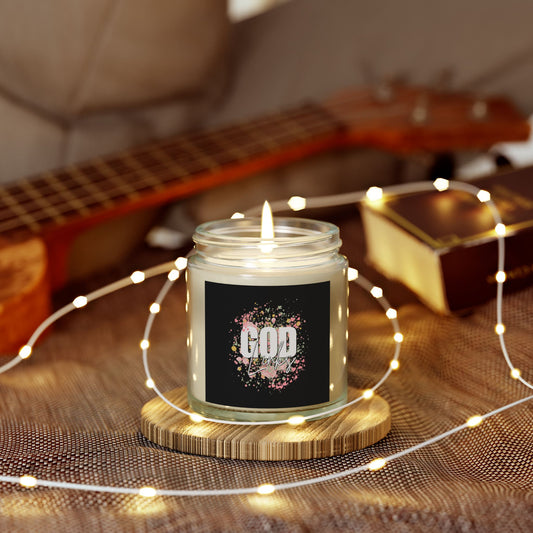 God Links Inspired Scented Candle – Coconut Apricot Wax (4oz, 9oz)